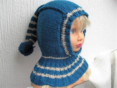 Kleinkinder Schalmütze, gestrickt - Stricken