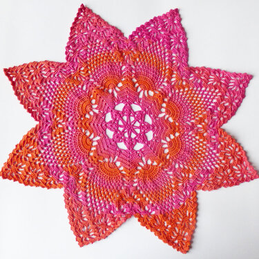 Häkelanleitung * Häkeldeckchen Doily Advent 2018 * Snowflake Pineapple Doily