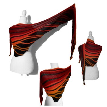 Tuch Oktoberabend - Stricken