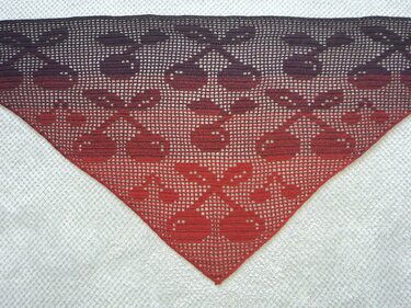 Dreieckstuch "süße Kirschen"