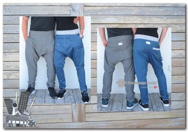 Berlin Buxe *** E-Book Pdf-Datei Unisex lässige Hose für Ihn und für Sie Größe XS-XXL Schnittmuster mit Nähanleitung von firstloungeberlin