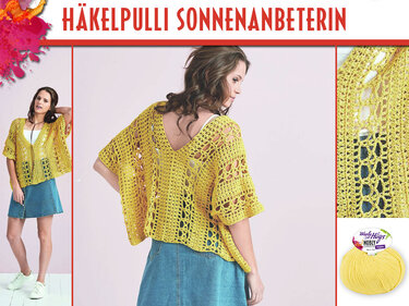 HÄKELPULLI SONNENANBETERIN