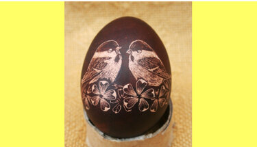 Ei gravieren, Bastelanleitung