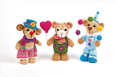 Häkelanleitung Amigurumi Bunte Clownereien