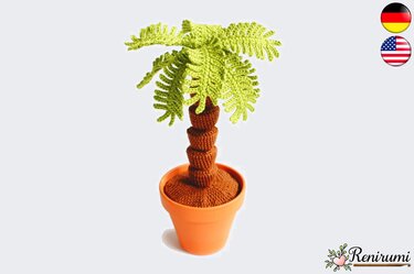 Crochet pattern Palm Tree