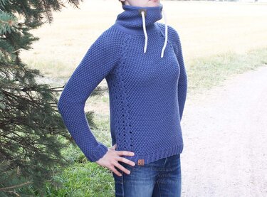 Hoodie (sweater) “Denim” (sizes XS to XXL, raglan) - Image 6