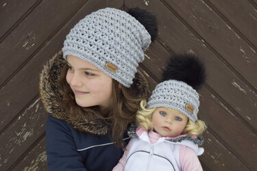 - RENÉ - Bommelmütze in 3 Tragevarianten häkeln, ab 36-60 cm Kopfumfang, unisex, mit Größentabelle, Beanie oder Mütze