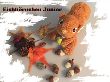 Eichhörnchen Junior Häkelanleitung Amigurumi - Bild 2