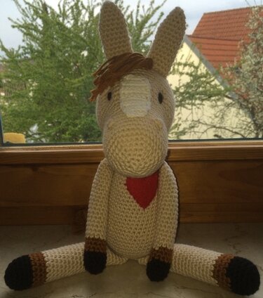 Häkelanleitung Pferd 