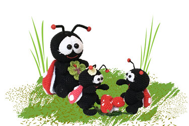 Ladybug - Family Pattern Amigurumi - Image 2