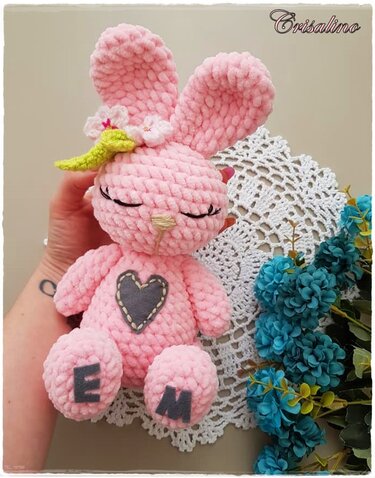 Häkelanleitung Hase ++ Plüsch ++ und eine Babydecke