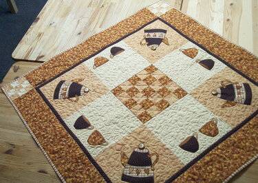 Tischdecke "Kaffee oder Tee?" - Nähen