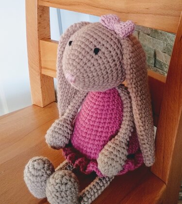 Amigurumi Häkelanleitung "Hanna"-Hase