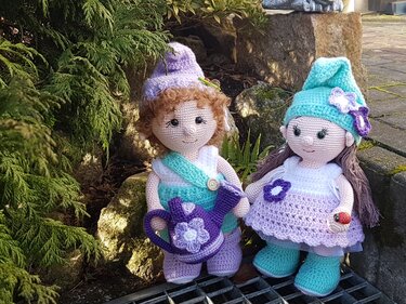 Häkelanleitung, Frühlingself Elvin