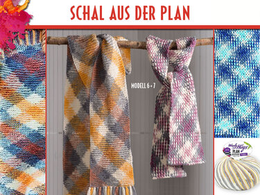 Schal aus der PLAN, gestrickt und gehäkelt - Häkeln