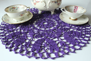 Häkelanleitung Deckchen Tulip