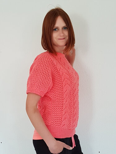 Strickanleitung Fledermausshirt Sophia Gr. 32-54
