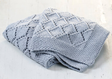 Babydecke Königskind - Strickanleitung