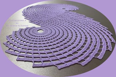 Häkelanleitung Muschelform