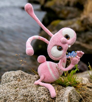 205DE Häkelanleitung Süßer Hase Klepa - Amigurumi PDF Pertseva CP