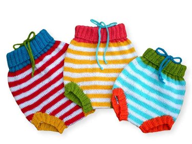 Diaper Cover Knitting Pattern  3 sizes
