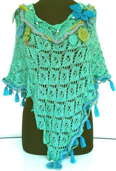 Gute Fee - Ein Sommerponcho - Stricken