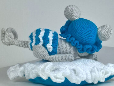 Häkelanleitung Baby Maus Lolita