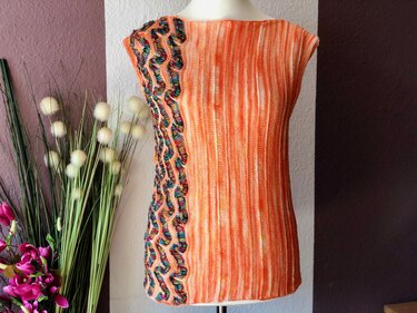 Strickanleitung Shirt Mandarin Stripes