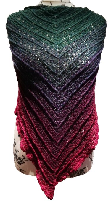 Häkelanleitung Tuch Mulan