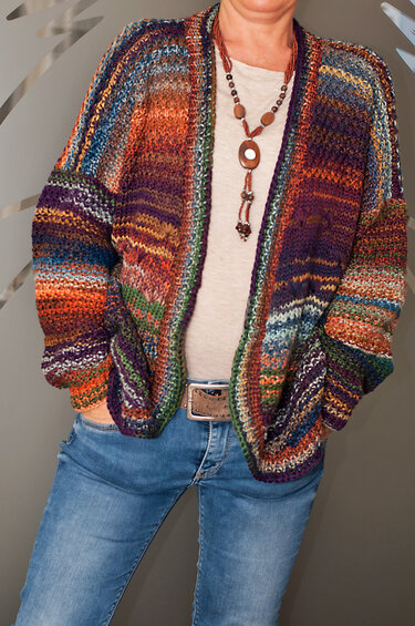 Nastja - Kuschelweiche Strickjacke - Stricken