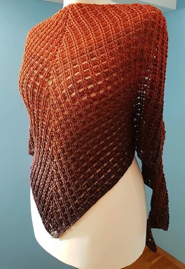 Ross & Rachel - ein flaches Tuch und ein Möbius-Loop - Häkeln