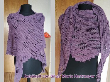 Häkeln / Tuch "Manuela" - Bild 3