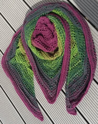 Dreieckstuch "Versaille" - Häkeln