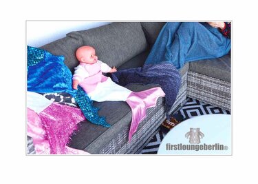 Meerjungfrauen-Decke Kuscheldecke Schnittmuster und Nähanleitung Gr. XXS-XL - Nähen für Anfänger