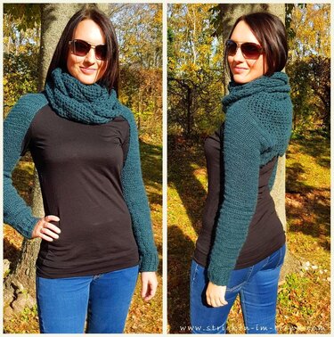 Crochet Pattern for Sleeve Scarf / Combo Scarf / Loop | RoundAbout #1 - Image 5