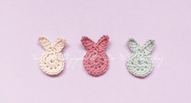 Hase häkeln Applikation