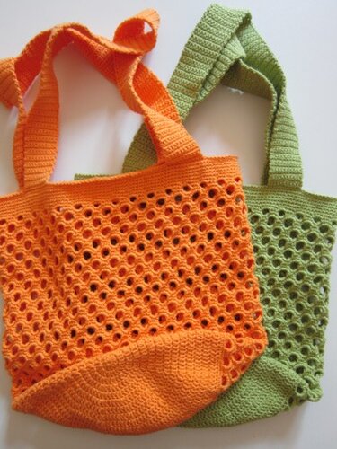 Häkelanleitung für Einkaufsnetz / Tasche # Frühling #