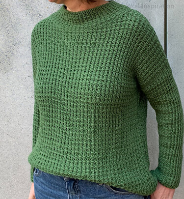 Strickanleitung, Pullover mit Hebemaschen [PDF]