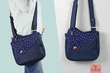 Handtasche Carla (Nähanleitung und Schnittmuster in 2 Größen)