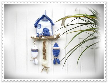 Häkelanleitung - Deko Fischerhaus