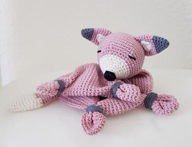 Fuchs Schmusetuch - Häkeln