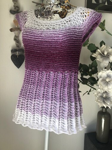 Tunika Gänseblümchen - Häkeln