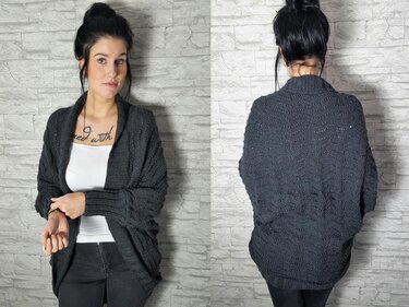 71 Strickanleitung Seelenwärmer Jacke Amelie Universalgröße 36 bis 42/44