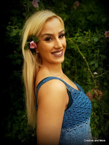 Häkelanleitung asymmetrisches Sommerkleid - alle Größen