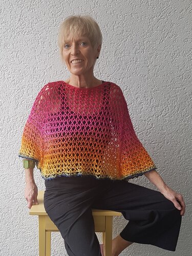 Häkelanleitung luftiges Sommershirt, alle Größen