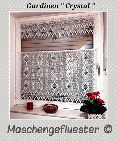 Gardinen SET Crystal - Häkeln