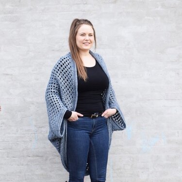 Granny Chunky Cardigan - Häkeln