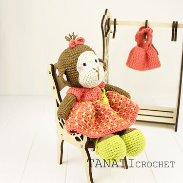 Toy Monkey crochet pattern