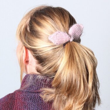 Gestrickter Haarschmuck - Stricken