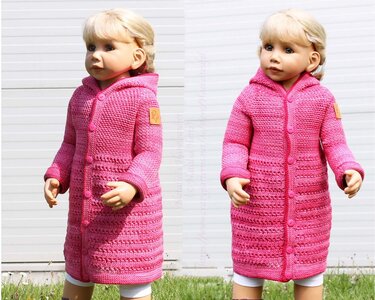 Cardigan "Jewel" für Erw. und Ki. (Gr, 92 bis XXL) - Häkeln